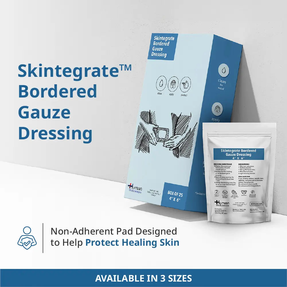 blue gauze dressing blue gauze dressing Dressing: Medium
