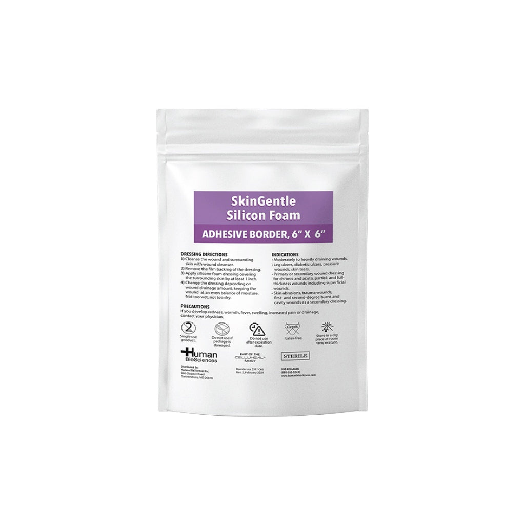 purple foam wound dressing Hydrofera Blue ComfortCel Interface Antibacterial PVA Foam Dressing
